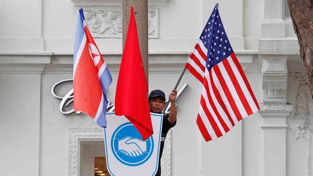 Preparations for the talks in Hanoi are in full swing [Kim Kyung-Hoon/Reuters]