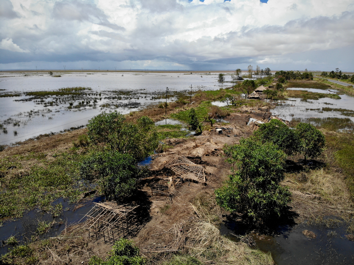 According to authorities, thousands remain stranded ''in very bad shape'' on roofs and trees in hard-hit Mozambique. [Joost Bastmeijer/Al Jazeera]