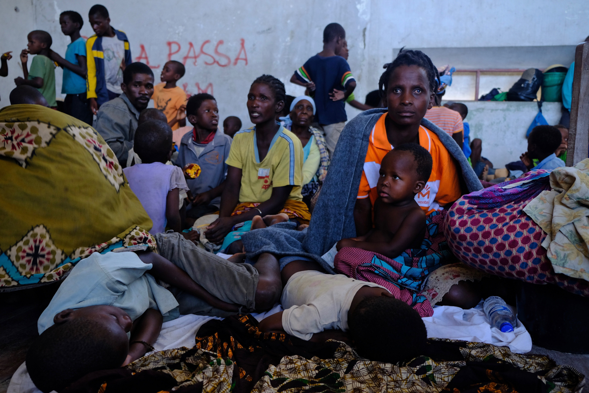 Twenty-eight year old Isabel Daniel and her children were stuck on a roof until they were rescued. Together with 300 others, they survived by boiling water.