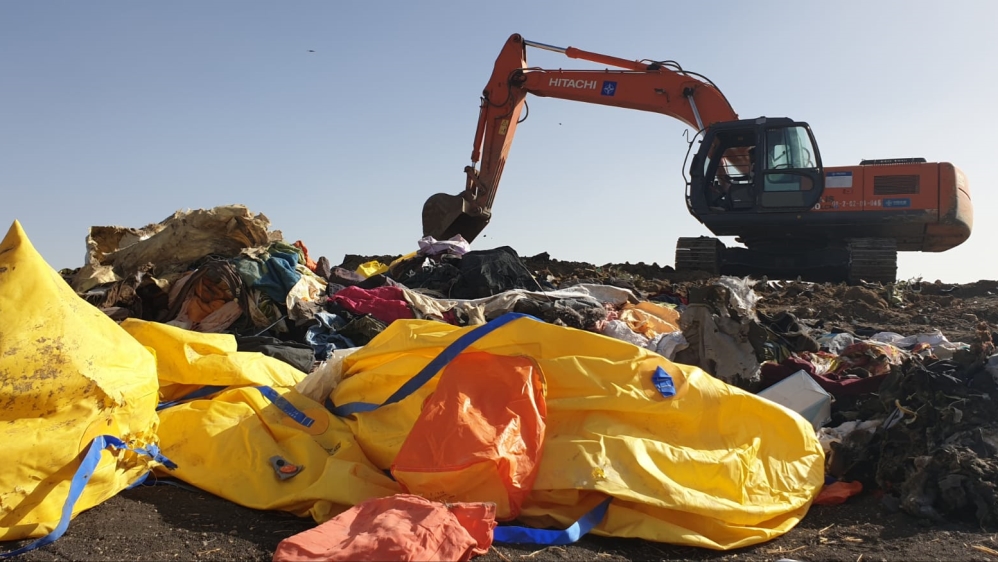 Adadi is about 500m from where flight ET 302 came crashing down [Hamza Mohamed/Al Jazeera]