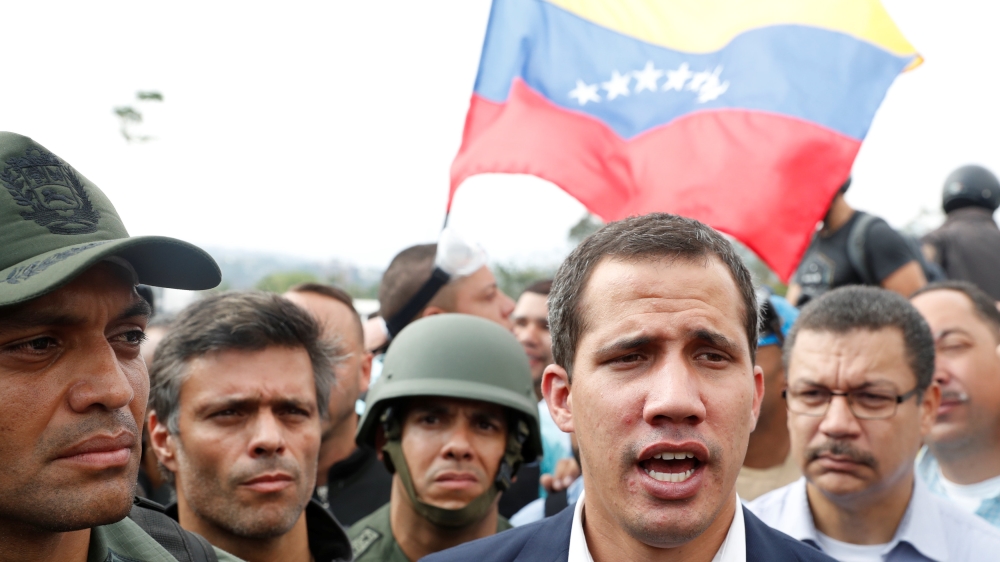 Venezuelan opposition leader Juan Guaido