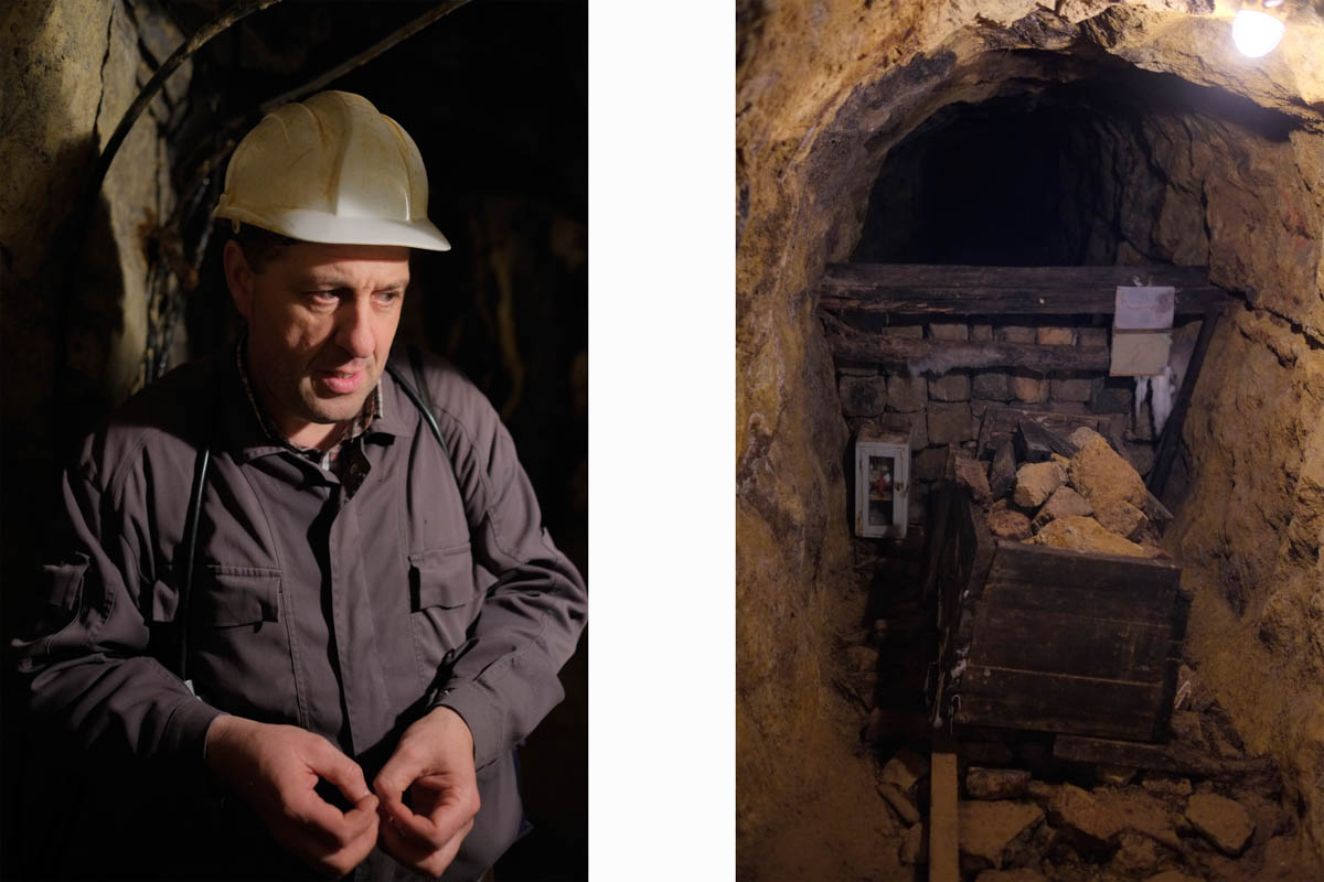 Dorin Rus, former mine engineer and an extraordinarily knowledgeable guide to the state mine’s museum and galleries, says that his only interest lies in salvaging the extraordinary archeological herit