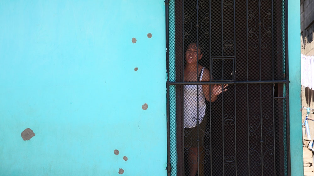 Ingrid Gaitan supports Ortega and fears protesters will target Sandinista supporters [Chris Kenning/Al Jazeera] 