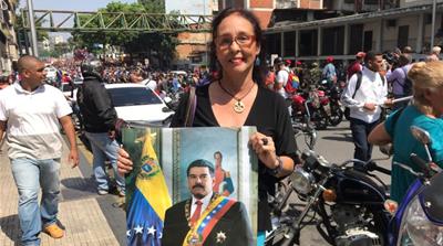 Areli Rodriguez said she went out to defend her homeland [Alicia Hernandez/Al Jazeera] 