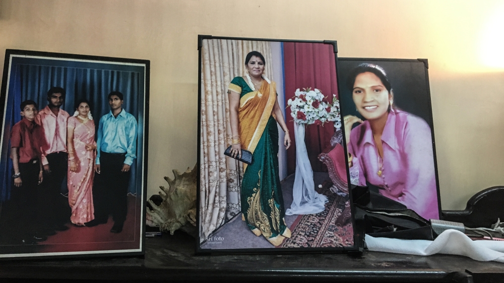 Sarojini Velusamy, 49, attended mass at St. Anthony's on Easter Sunday and never returned [Kate Mayberry/Al Jazeera]