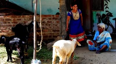 Chaithra TK, an economics postgraduate, is waiting for a job [Deepa Kurup/Al Jazeera]