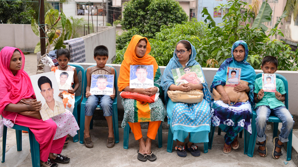Bangladesh Mayer Daak families of missing 