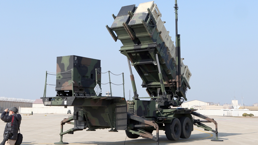 Manufactured by Raytheon, the Patriot is used by the US and several allied nations [File: EPA]