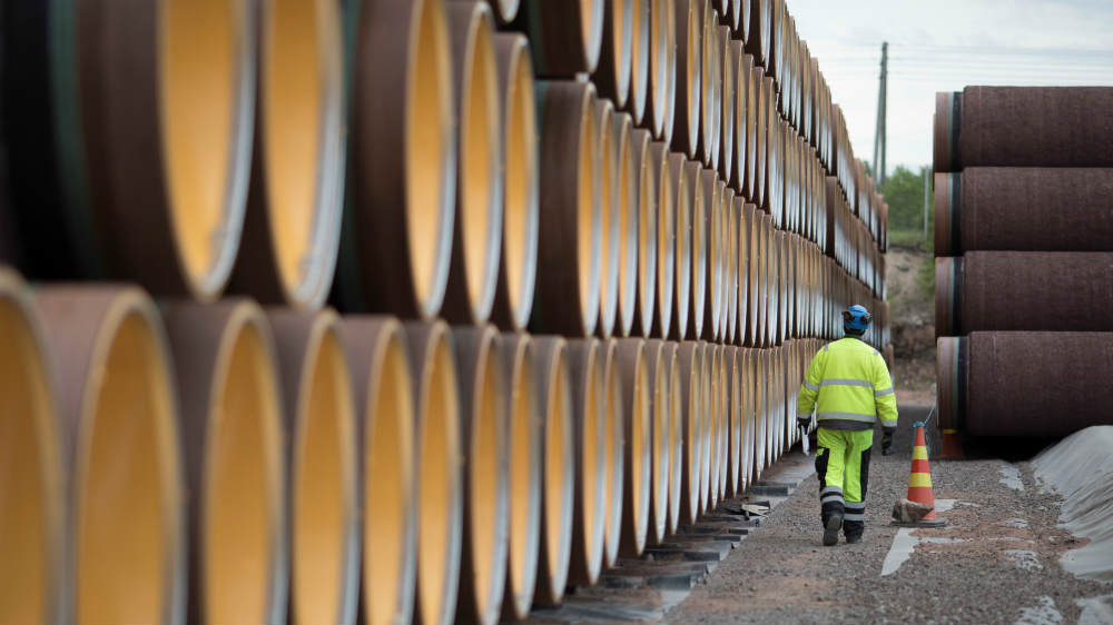 North Stream 2 pipes reuters