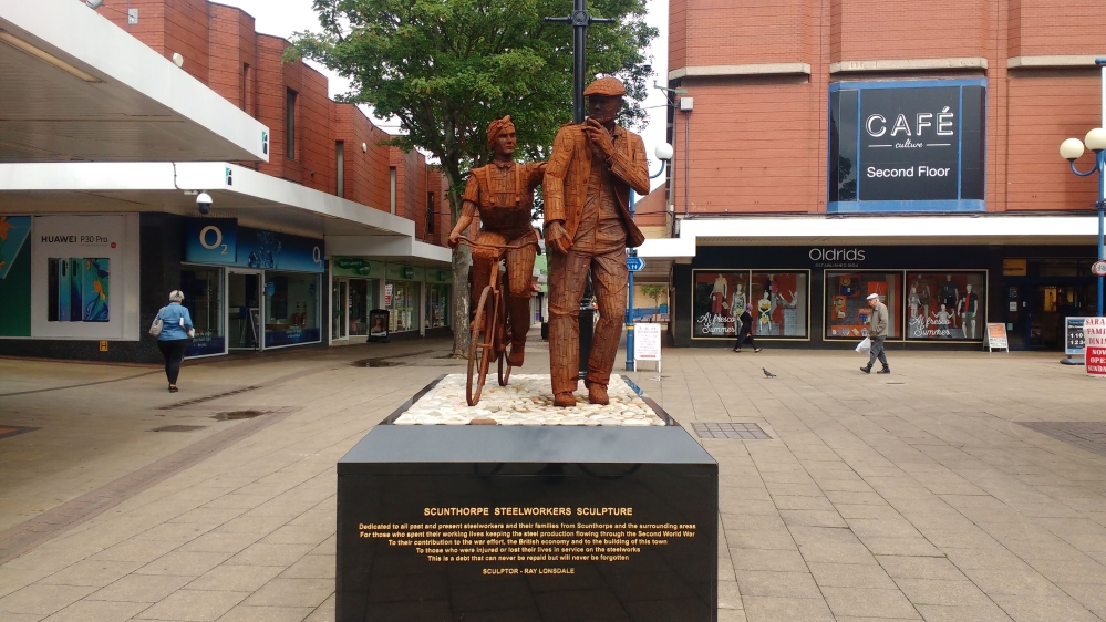 Scunthorpe Steelworkers monument
