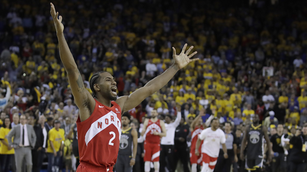 Toronto Raptors forward Kawhi Leonard who missed most of last season with an injury was named Finals MVP