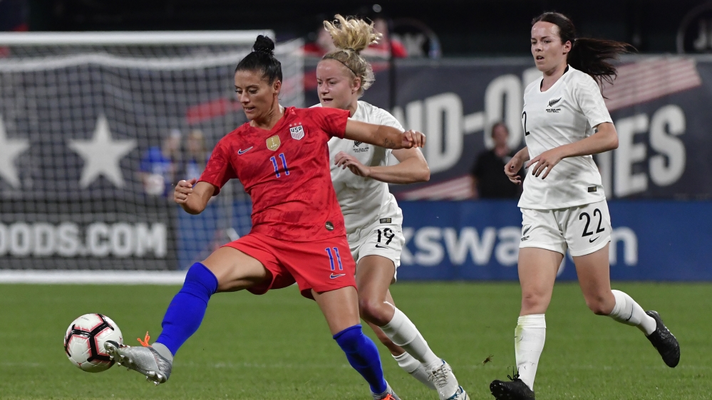 Soccer: Countdown to the Cup Women''s Soccer-New Zealand at USA