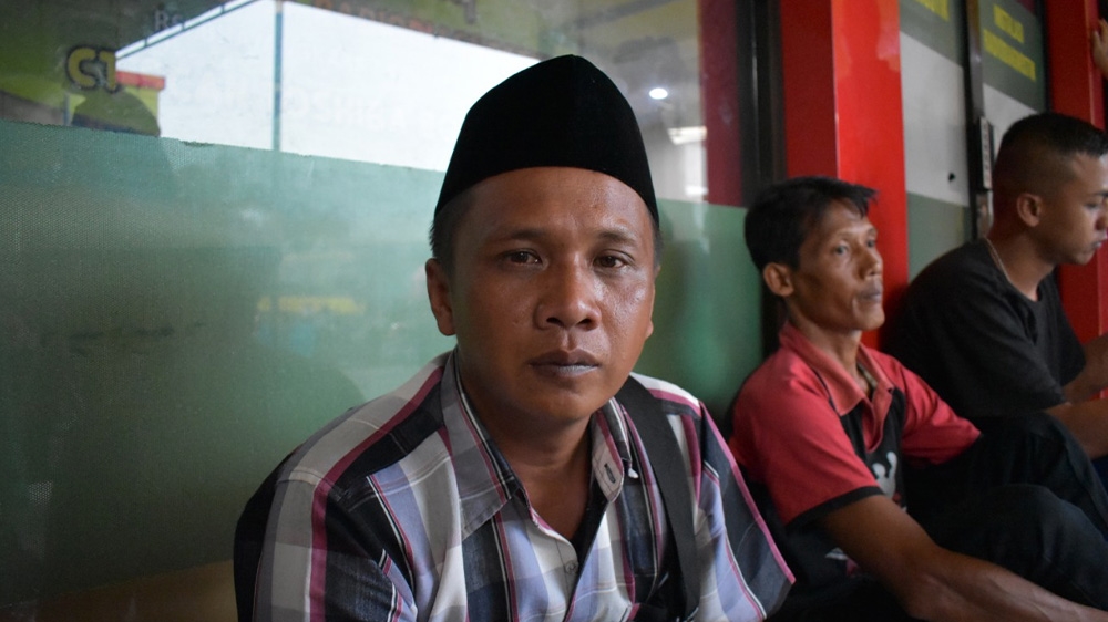 Indra Lesmana, 34, lost his wife, two children and his sister-in-law in the blaze