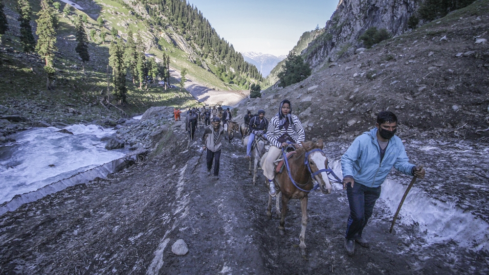 Most Hindu pilgrims hailed the stringent traffic arrangements along the highway
