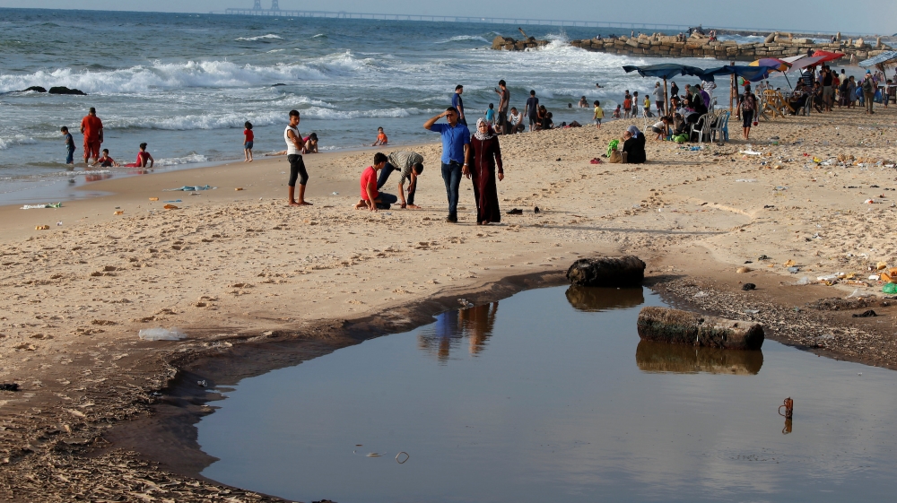 Gaza pollution reuters