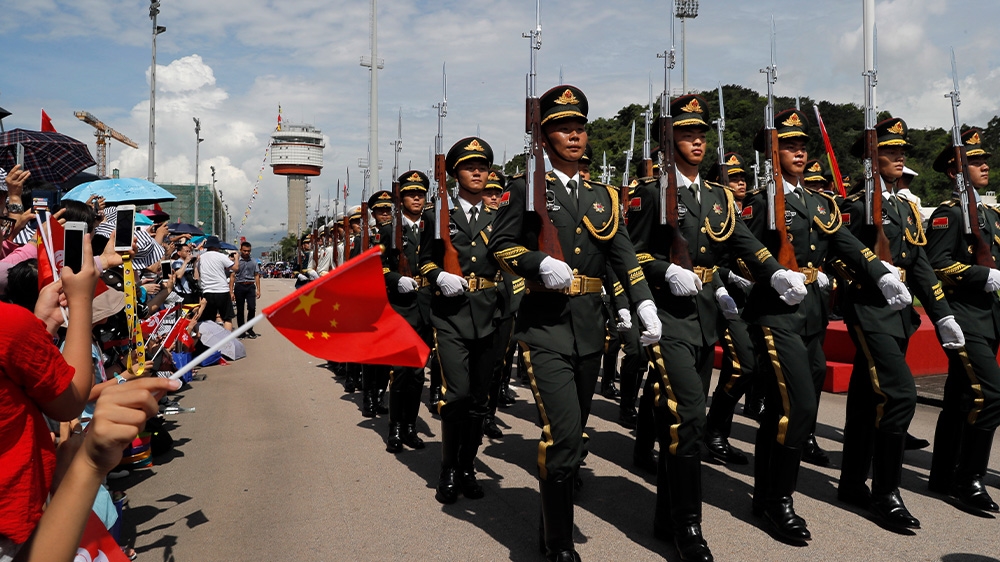 Hong Kong China handover ceremonies