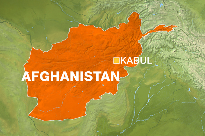 Afghanistan Kabul map