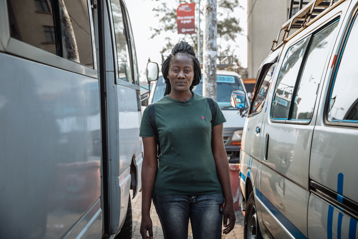 Daly Neema, Secretary of Goma-based Classic Travel Agency, has trained more than 100 bus drivers about techniques for preventing the spread of Ebola by detecting symptoms in their passengers. Quote f