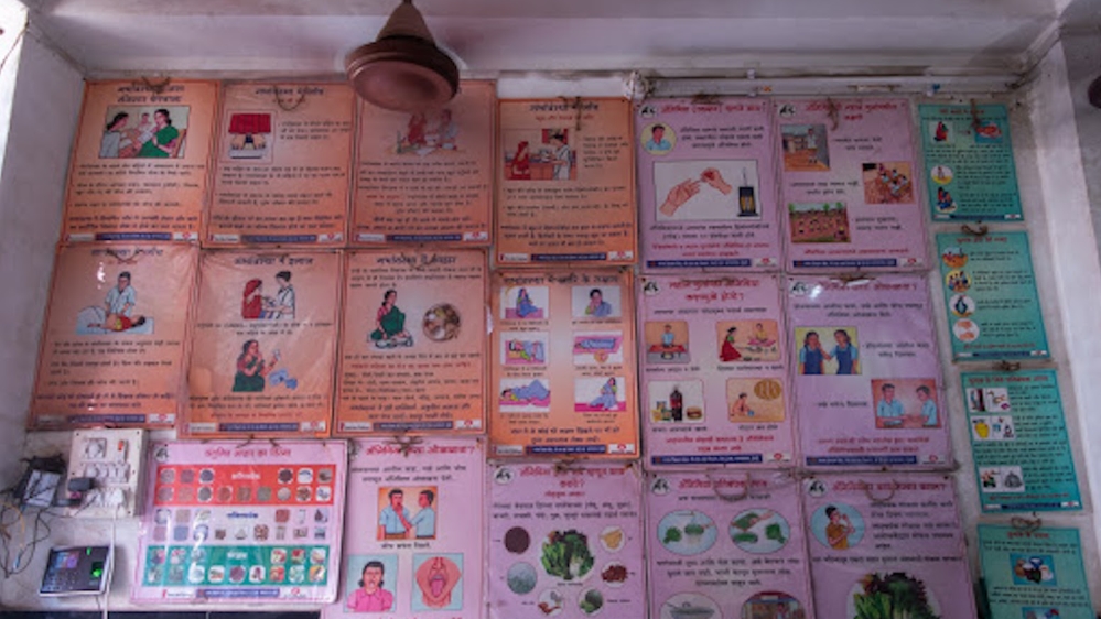 Non-governmental organisations like Apnalaya in Mumbai’s Shivaji Nagar slum provide health monitoring and nutrition services where government resources are stretched