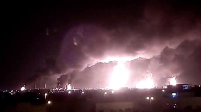 Attacks on Saudi Aramco’s oil processing facilities in Buqayq, Saudi Arabia on September 14 resulted in the biggest one-day gains for crude prices on record. [September 14: Reuters]
