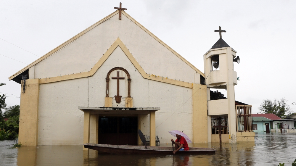 Many areas of the Philippines are frequently flooded due to frequent typhoons every year