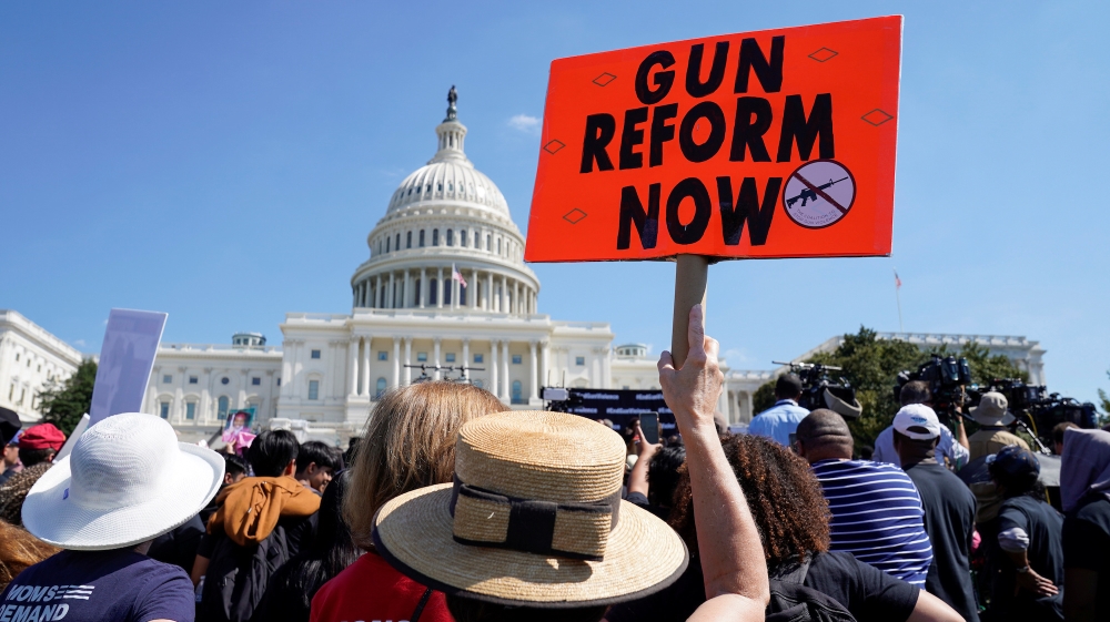 Gun Reform protest Reuters