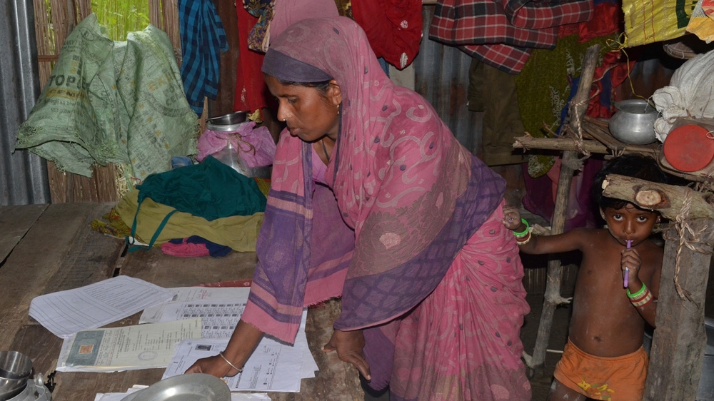 Sakila Khatun is just one of the 1.9 million people excluded from the list [Al Jazeera]