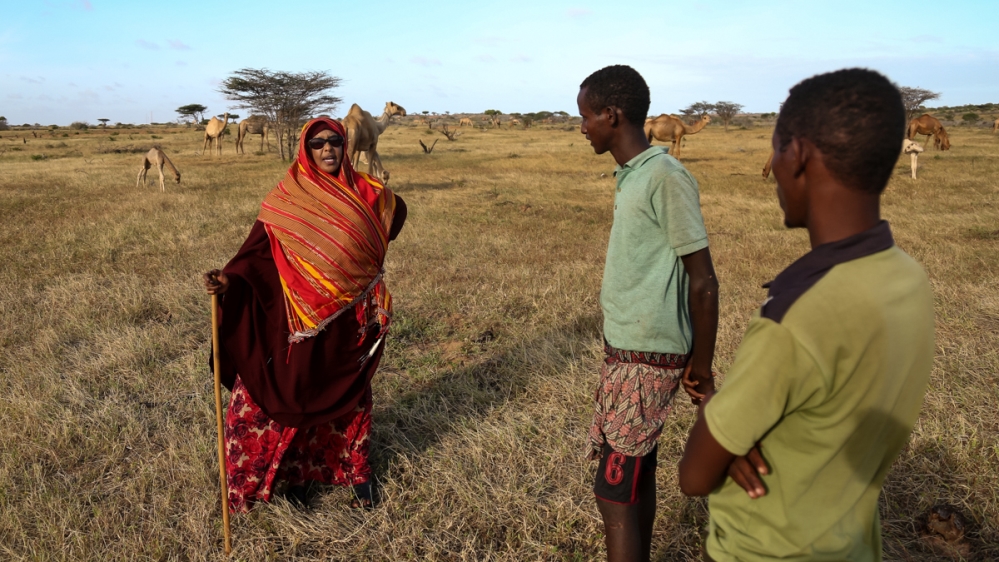 Somalia camel trader