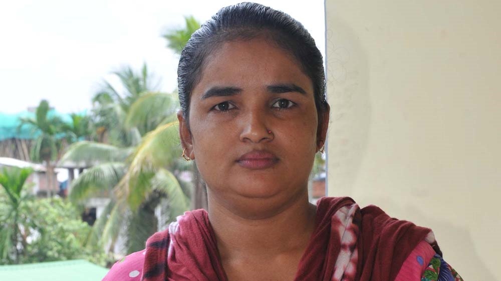 Rekha Begum was the only one in her family whose name was not on the list [Al Jazeera]