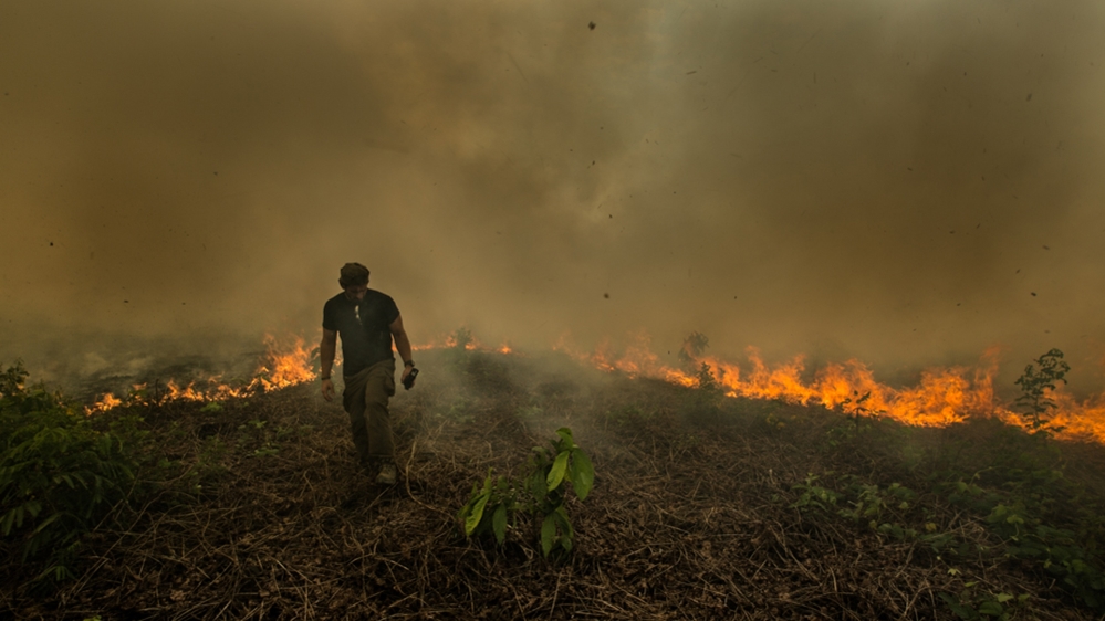 Paul Rosolie, Amazon expert in burning forest Peru - Nadine Cheaib story