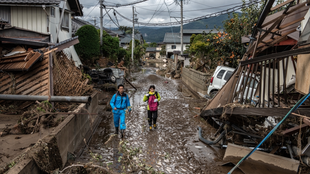 Typhoon Hagibis Hits Japan