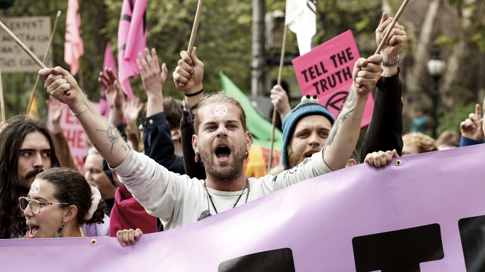 Australians Protest Climate Change As Part Of Global Rebellion