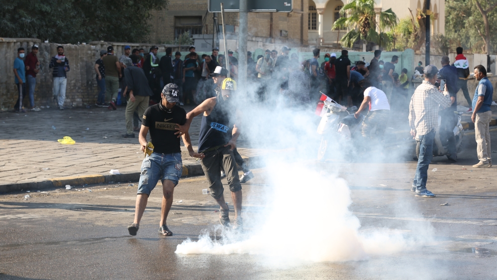 Anti- govt demonstrations in Iraq
