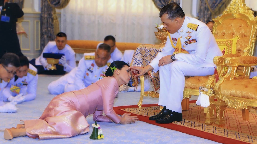 Thai king and queen