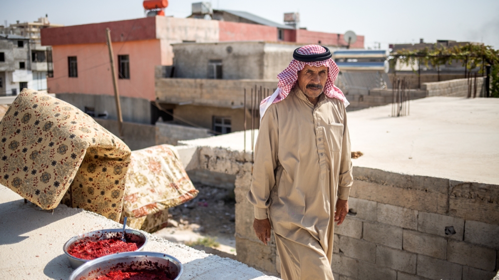 Khalil al-Hassan fled from Tal Abyad four years ago