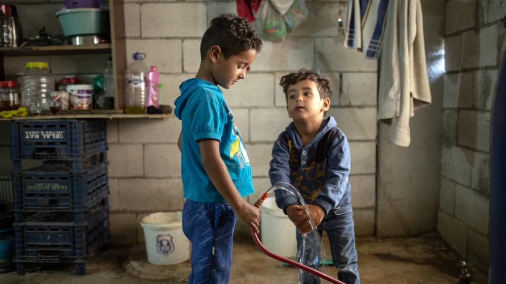 Al-Hassan’s grandchildren fled Syria with their mother, Mona, in 2016