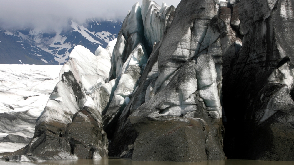 Iceland glacier