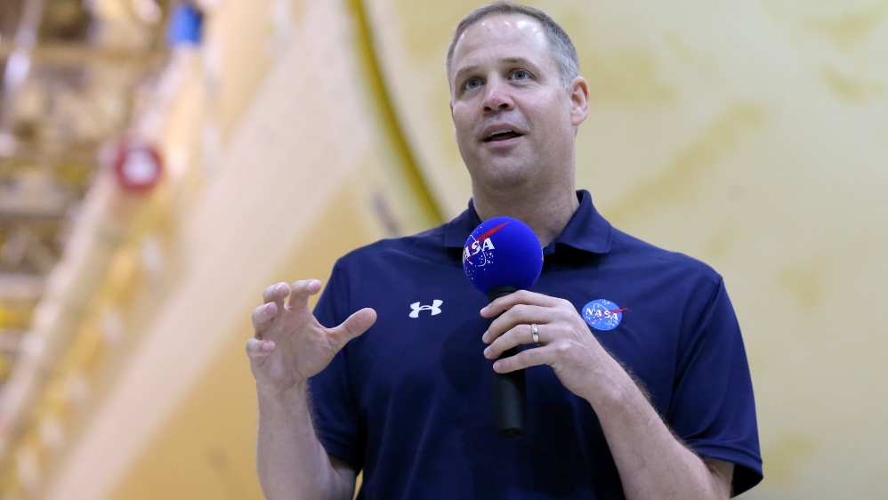 NASA Administrator Jim Bridenstine visits NASA's Michoud Assembly Facility in New Orleans