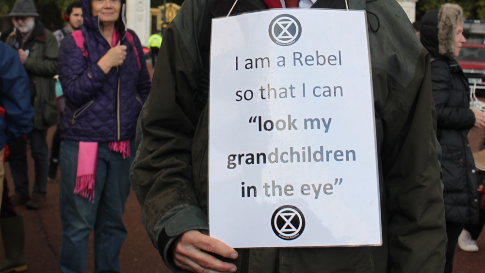 Some older protesters said their grandchildren inspired them to march