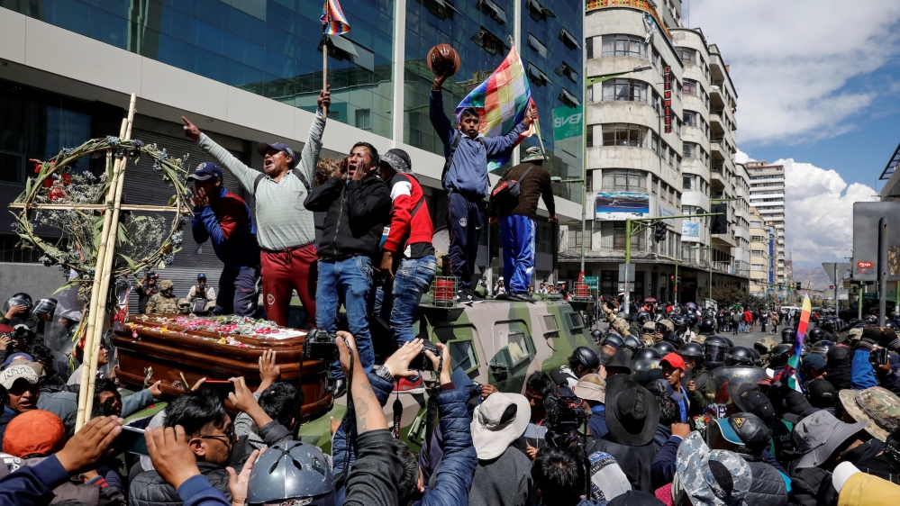 Bolivia protest Reuters