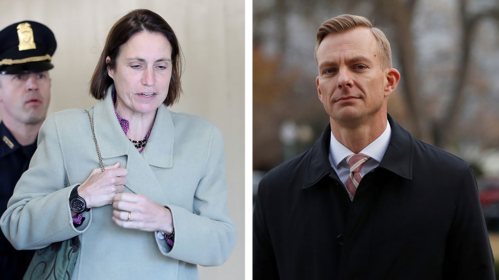 Fiona Hill and David Holmes