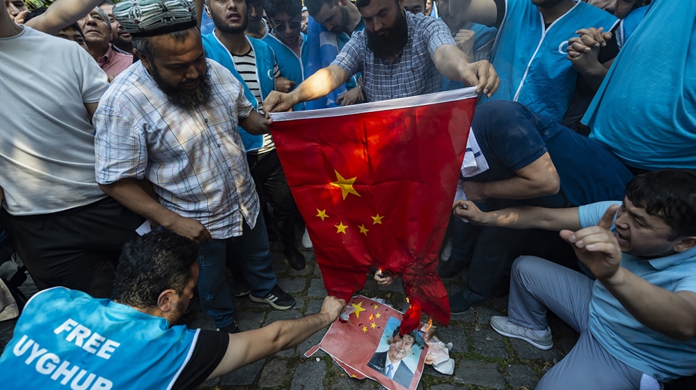 TURKEY-CHINA-UIGHUR-POLITICS-PROTEST-RIGHTS
