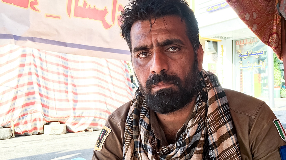 Aqil Majid set up a tent in memory of his dead brother, killed by security forces when a tear gas canister struck him in the back of the head