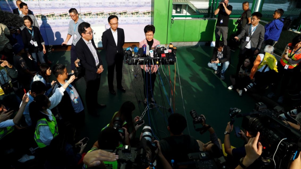 Hong Kong holds local elections