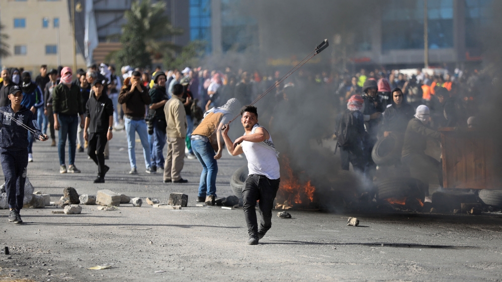 Protest in West Bank