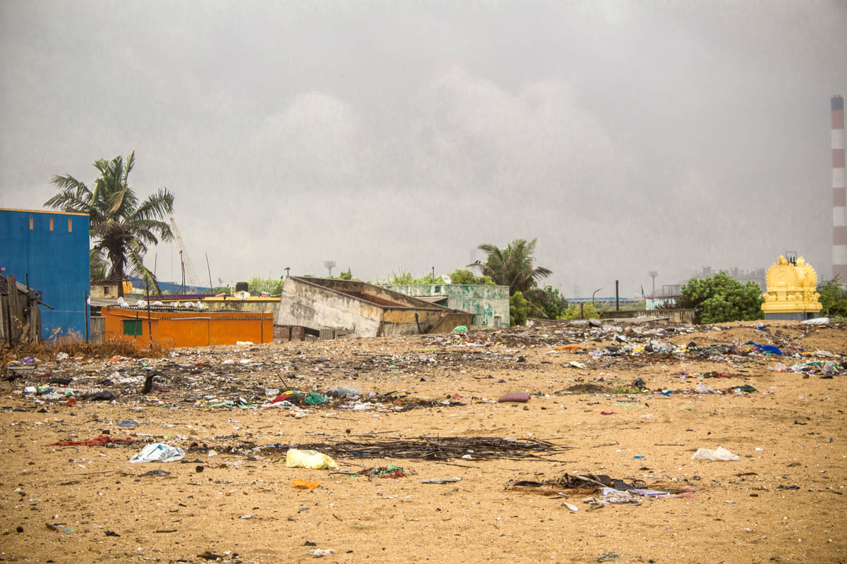 Erosion is another major issue. Fishermen homes have been crumbling to pieces. “There have been more cyclones recently, and we are surrounded by water, and think how we will escape if something happen