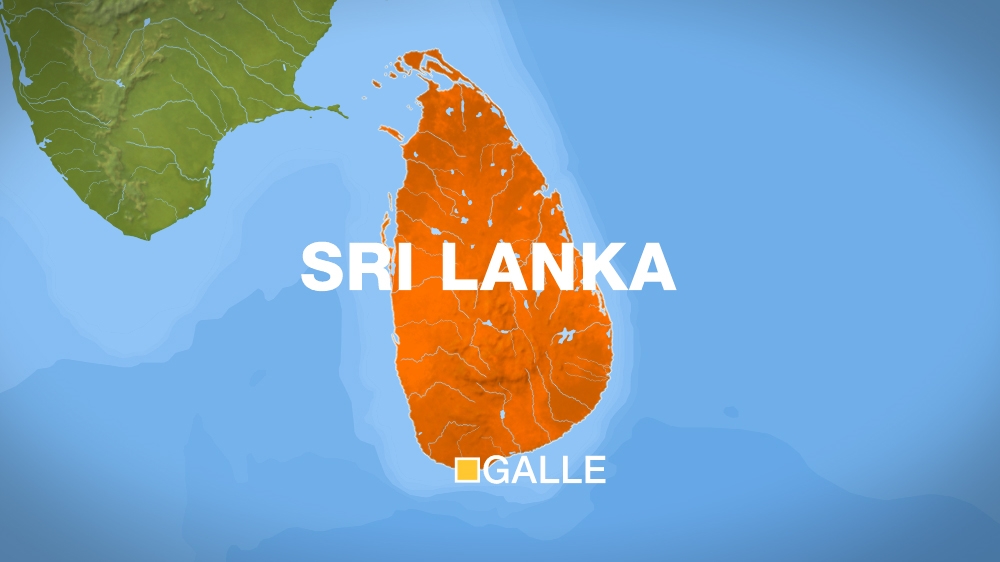 Galle, Sri Lanka map