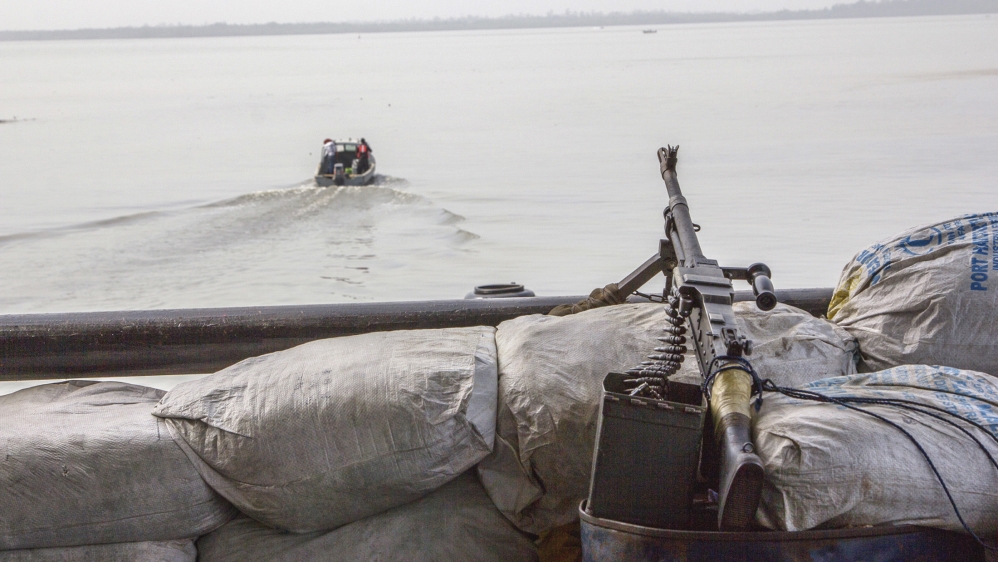 Nigeria’s navy has installed eight automated, camera-equipped surveillance towers in the waters just off its coast, in an effort to tackle a surge in pirate attacks