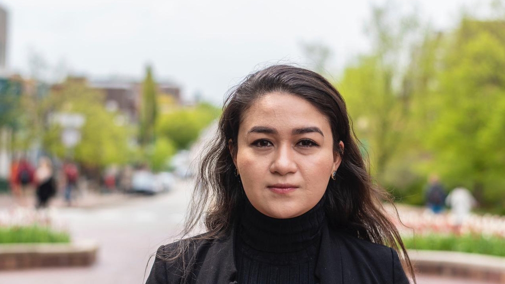 Jewher Ilham, Ilham Tohti’s daughter, will receive the Sakharov Prize on her father’s behalf [Courtesy: Jewher Tohti]
