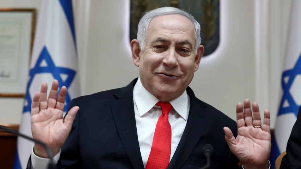 Israeli PM Netanyahu chairs weekly cabinet meeting in Jerusalem